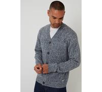 Threadbare Men's Cotton Blend Knitted Button Up Cardigan in Navy | Size: Small Threadbare Navy S