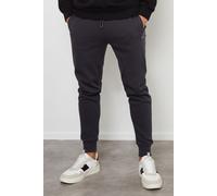 Threadbare Men's 'Cotton Blend 'Trifoliate' Joggers in Charcoal | Size: 2XL Threadbare Charcoal 2XL