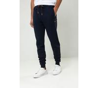 Threadbare Men's Cotton Blend 'Trifoliate' Joggers in Navy | Size: Large Threadbare Navy L