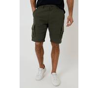 Threadbare Men's Cotton 'Manchester' Cargo Shorts in Green | Size: 36R Threadbare Green 36R