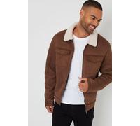 THREADBARE Mens Olpherts Jacket Taupe/Cream XL