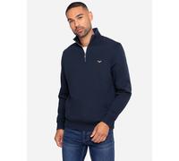 Threadbare Men's 'Patrick' Zip Neck Sweatshirt in Navy | Size: XL Threadbare Navy XL