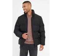Threadbare Men's 'Plum' Showerproof Funnel Neck Puffer Jacket in Black | Size: XL Threadbare Black XL