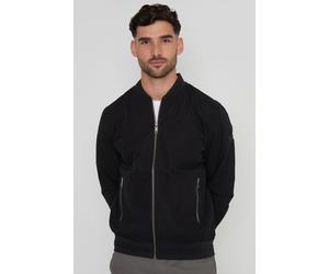 Threadbare Men's 'Predict' Showerproof Classic Bomber Jacket in Black | Size: Small Threadbare Black S