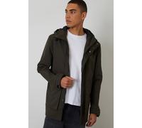 Threadbare Men's Showerproof Hooded Coat in Khaki | Size: Medium Threadbare Khaki M