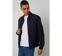 Threadbare Men's Showerproof Patch Pocket Zip Up Jacket in Navy | Size: Large Threadbare Navy L