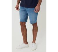 Threadbare Men's Turn Up Denim Shorts in Pale Blue | Size: 38R Threadbare Pale Blue 38R