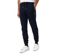 Threadbare Trifoliate Men's Regular Fit Jog Pant Cuffed Leg Sweatpant Soft Fleece Joggers, Navy, XXL