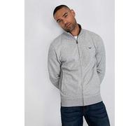 Threadbare Zip-Up Fleece Jumper Grey Marl