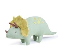 ThreadBear Toys & Gifts Trike Linen Dinosaur Toy - Fabric Soft Toy Triceratops For Kids