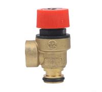 Threaded 3 Bar Pressure Relief Valve Compatible with For Gas Boiler Systems for Safe Overpressure Protection