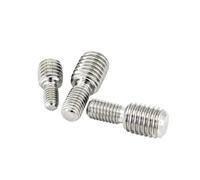 Threaded Adapters, Conversion Screw M3M4M5M6M8M10M12M14M16M20 Stainless Steel Double Head Transfer Bolt Thread Adapter Camera(2pcs M4x10 M10x10)