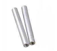 threaded backlash Internal Thread Screw Rod Aluminum Round Long Nuts M2 M2.5 Aluminum Spacer Double Head Internal Teeth Support Rod screw trapezoidal (Color : 40mm, Size : M2.5 10pcs)