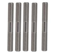 threaded backlash M3 Two-ended Screws 3mm Diameter 0.5mm Pitch Metric Thread Screw Rod 304 Stainless Steel Double End Threaded Stud Bolts screw trapezoidal (Size : M3X70mm-5pcs)
