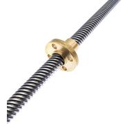 threaded backlash T8 Trapezoidal Screws Rod With Nut 300mm Length T8 Lead Screw Linear Guide 1mm 2mm 4mm 8mm 10mm 12mm 14mm Helical Pitch screw trapezoidal (Size : Helical pitch 14mm)