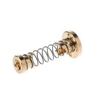 Threaded Backlash，Threaded Backlash 8mm Trapezoidal Thread Rod Anti Nut TR8x8 Elimination Gap Brass Nuts 2mm Pitch Lead Screw Spring trapezoidal