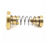 Threaded Backlash，Threaded Backlash Brass Nut T8 Eliminate Gap Spring Loaded 2mm Pitch 4mm 8mm Lead Trapezoidal Rod Anti Screw trapezoidal(2mm pitch 2mm lead)