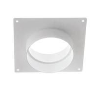 Threaded Circular Duct Connector Wall Mount Flange for HVAC Ventilation