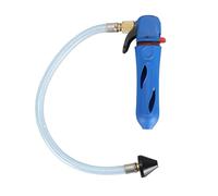 Threaded CO2 Cartridge Gallo Drain Gun, Air Conditioner Cleaner Blaster Opener Kit CO2 Drain Cleaning Tool with Flexible Hose Blaster Cleaner Drain Cleaner Tool for A/C Condensate Lines (Blue)