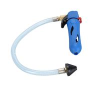 Threaded Drain Gun, Threaded CO2 Cartridge Gallo Drain Gun Blaster Cleaner Drain Cleaner Tool with Flexible Hose for AC Condensate Line (Blue)