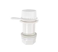 Threaded Drain Plug Assembly with Plastic Tethered Cap for Ice Chest,Replacement Drain Plug for Igloo Cooler.Igloo Cooler Replacement Threaded Drain Plug.Replacement Igloo Cooler Parts.Drain Plug Kit