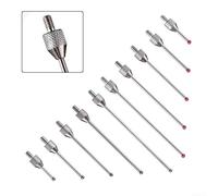 Threaded Extension Rod for Micrometer Probe M1 4 Steel Contact Point Suitable for Dial Indicator and Instruments (M2.5*D2*L10)