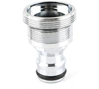 Threaded Fittings 1pc Stainless Steel Kitchen Tap Pipe Hose Connector Adapter Fitting Quick Garden Connectors M16 18 20 22 24 28 Thread Accessories faucet converter (Color : Male, Size : M26)