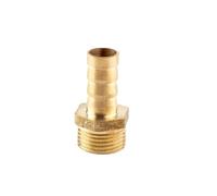 Threaded Hose Barb Brass Pipe Fitting, 1/8 1/4 3/8 1/2 1inch BSP Male Connector Joint Copper Coupler Adapter, Hose Barb Reducer Fittings(6MM*1/8INCH)
