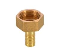 Threaded Hose Barb Female Thread Hose Barb Connector, Tail 3/4inch BSP Pipe Fittings, PC Type Brass(12mm)