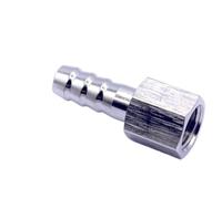 Threaded Hose Connector, 1Pc 304 Stainless Steel Pipe Fitting 1/8 1/4 3/8 1/2 Inch BSP Female Joint(12MM*1/4INCH)