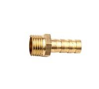 Threaded Hose Connector, 1Pc Brass Copper Pipe Fitting 1/8 1/4 3/8 1/2 1 Inch BSP Male Joint Coupler Adapter(12MM*1/2INCH)