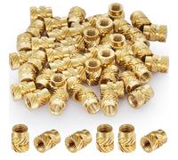 Threaded Insert M3 Melting Thread Insert Nuts Pack of 160 Threaded Insert 3D Printing M3 x 5.7 x 4.6 mm Threaded Inserts Melting Nuts Thread Inserts for 3D Printing Components and Plastic Parts