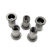 Threaded Insert Nutserts, 304 Stainless Steel Rivet Nut Insert Nut Kit M3 M8 Pack Of 70 T0109(M6 200 pieces)