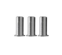Threaded Insert Nutserts, Pack Of 10 304 Stainless Steel Sealed Insert Flat Head Rivet Nut Multiple Sizes(M6*23.5)