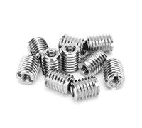 Threaded Insert Reducing Nuts, M4 x 0.7 M8 x 1.25 12 mm Coarse M2-M16 Internal Thread and M4 - M20 Male Thread 4-30 mm Stainless Steel Repair Insert Nut Thread Nuts Conversion Kit Pack of 10
