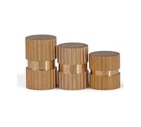 Threaded Inserts, 5/25X M3~M8 Type B Solid Brass Copper Injection Molding Knurl Thread Insert Nut Embedded Single Pass Blind Hole