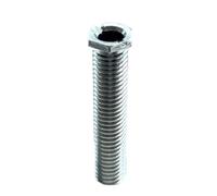 Threaded Kitchen Sink Drain Hardware Screw with Hollow, 6cm | Threaded Cylindrical Hardware Form, Center Opening Through the Body, for Kitchen Sink Drain Mounting Tasks