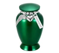 Threaded Lid Pet Memorial Urn for Pet Owners, Aluminum Alloy Remembrance Container in Compact Size for Home Display Memorial Urn Cremation Aluminum Threaded Lid Home Remembrance Display Holder Compact