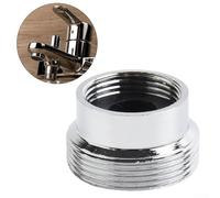 Threaded Metal Water Saving Adapter for Kitchen Faucet with Aerator to Cut Excess Consumption and Even Flow in Residential and Commercial Environments (16mm-22mm)