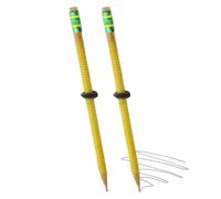 Threaded Pencil - 2 Pieces Portable Focus Aid Writing Tool | Sensory Pencils for Students Kids Teens School Classroom Library Office Meeting Room