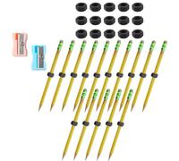 Threaded Pencil for Adhd, With a Sliding Nut That Moves, Threaded Pencil Adhd, Anxiety Fidget Pen for Kids, Lead Pencils for School, Office, Home 15pcs