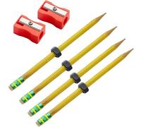 Threaded Pencils for Adhd, Threaded Pencil Adhd, With a Sliding Nut That Moves, Fidgets Pencils for Kids, For School, Office, Home (4pcs)