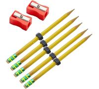 Threaded Pencils for Adhd, Threaded Pencil Adhd, With a Sliding Nut That Moves, Fidgets Pencils for Kids, For School, Office, Home (5pcs)