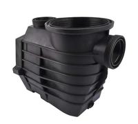 Threaded Pump Housing And Strainer With Drain Plugs Compatible With Super II Style Pool Pumps