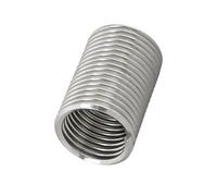 Threaded Rivet Nut 10-50pcs 304 Stainless Steel Fine Teeth Tooth Thread Repair Sleeve, Insert Wire Protective Coiled(1.5D*M9*1.25)