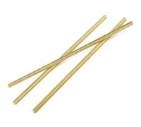 Threaded rod 1PC Brass Thread Rod M2 .5 M3 M4 M5 M6 M8 M10 M12*250MM Metric Bolt Full Shaft Bar Stud(M8)