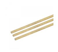Threaded Rod 1pcs Brass Threaded Rod 250mm/500mm Length All Thread Stud Bar(M16,250mm)