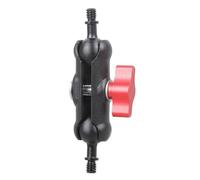 Threaded Rod Connector 1/4 Inch Male To Male Adapter For DSLR Tripods Smartphone Holders Aluminum Alloy Iron Build Camera Mounting Screw