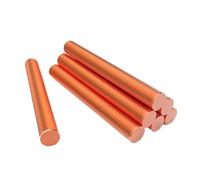 Threaded rod Fully Threaded Metric Bar Copper Studding Rods(M12x120mm 1Pcs)