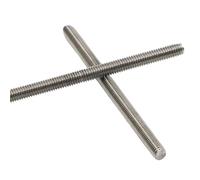 Threaded Rod Fully Threaded Rods 304 Stainless Steel Bar Studs Screw Rod Wire(50mm,M5 2pcs)